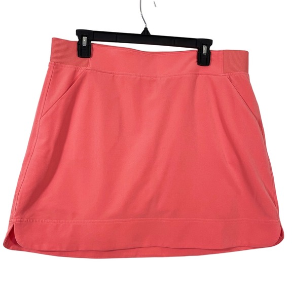 32 Degree Cool Athletic Golf Skort Coral Pink Size L Women's Activewear Skirt - Picture 1 of 8